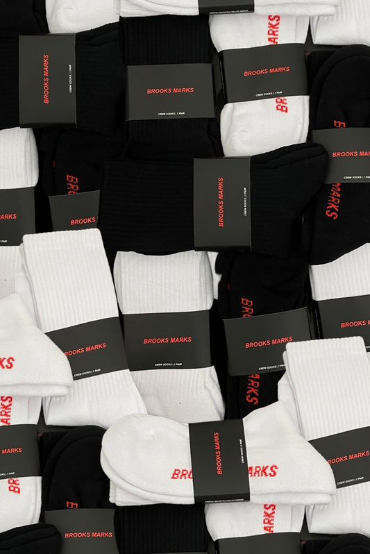 THE CREW SOCKS IN CLOUD WHITE