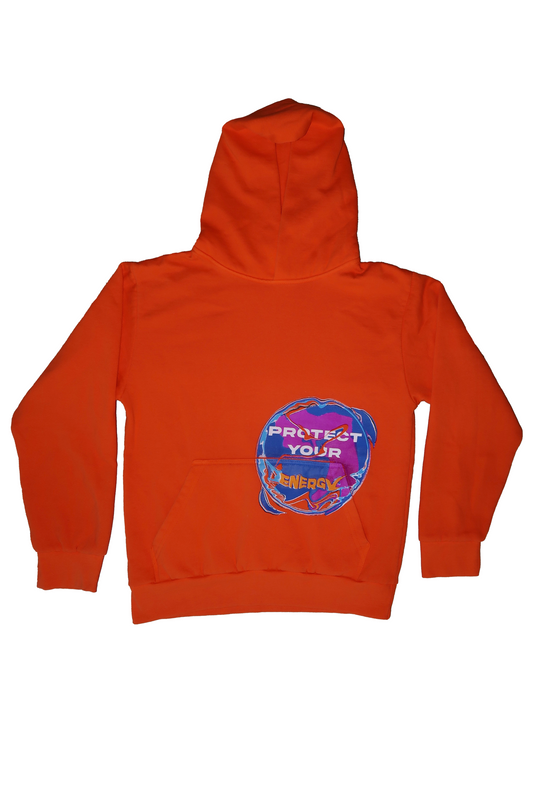 PROTECT YOUR ENERGY HOODIE IN LAVA